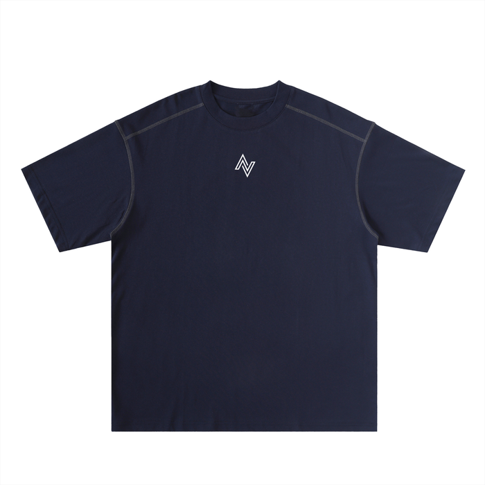 Active Contrast Stitch Oversized Tee