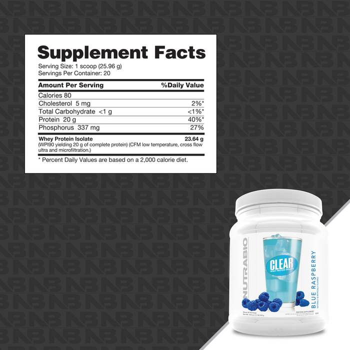 NutraBio Clear Whey