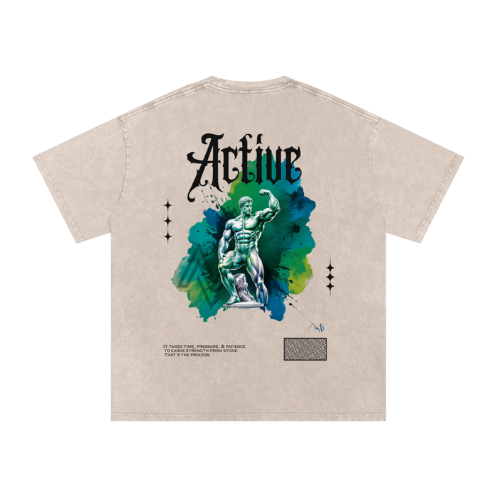 Marble Muscle | Acid Wash Oversize Tee