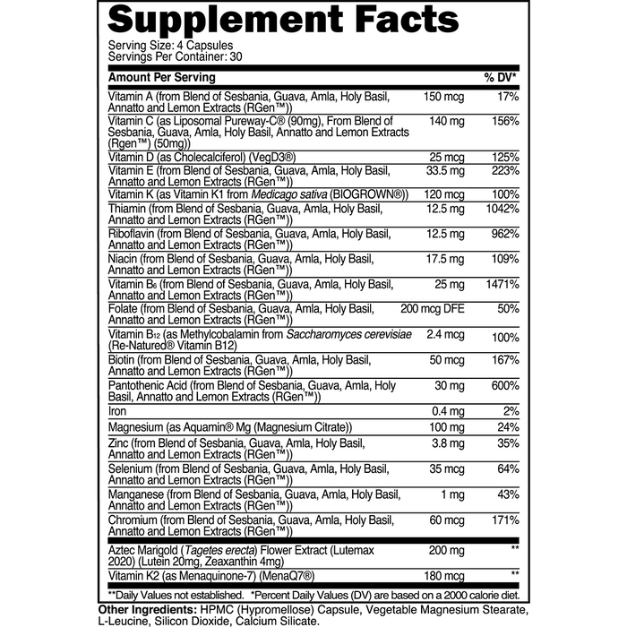 Transparent Labs Multivitamin