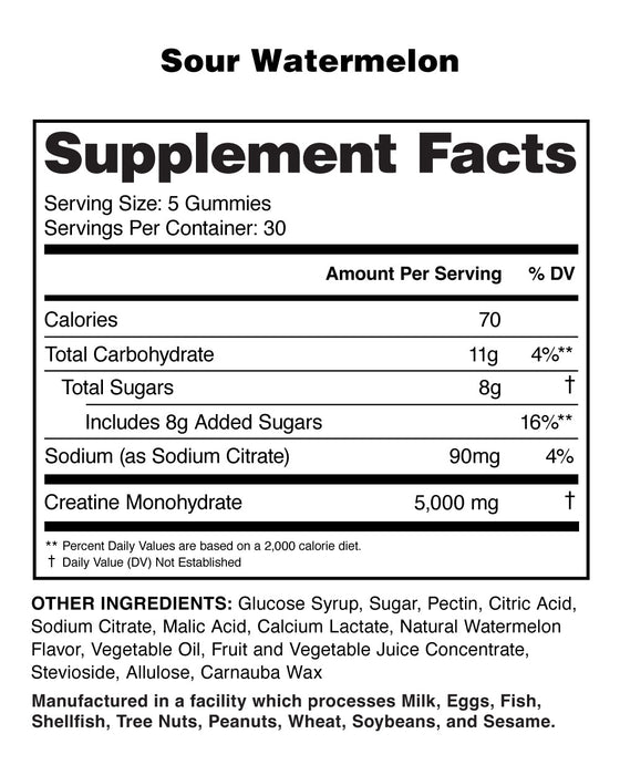 Nutra One Creatine Gummies