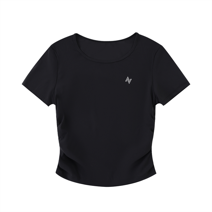 Active Bodycon Ruched Crop