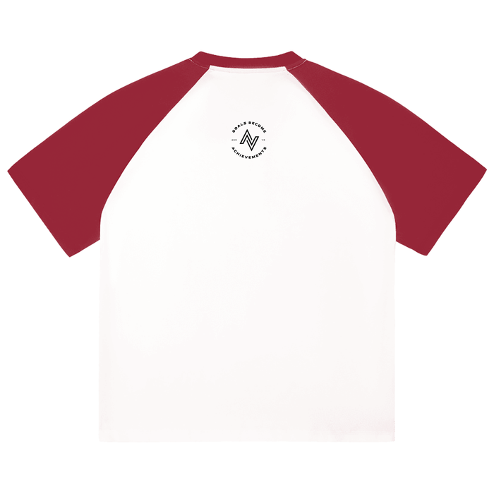 Active Raglan Performance Tee – Color-Blocked Baseball Style