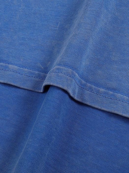 Thorn Oversized Tee – Acid Wash with Rose Print