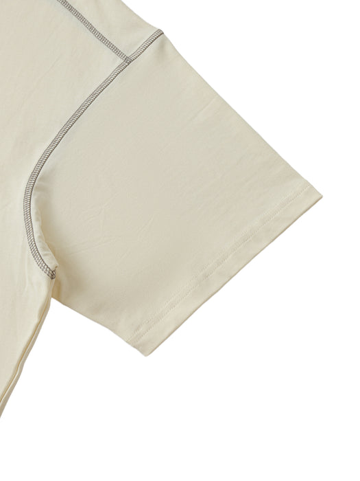 Active Contrast Stitch Oversized Tee