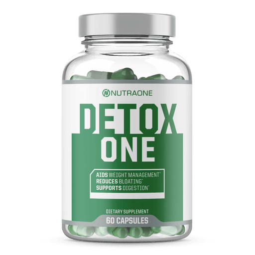 Detox One supplement bottle – natural cleanse support”