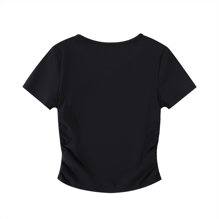 Active Bodycon Ruched Crop
