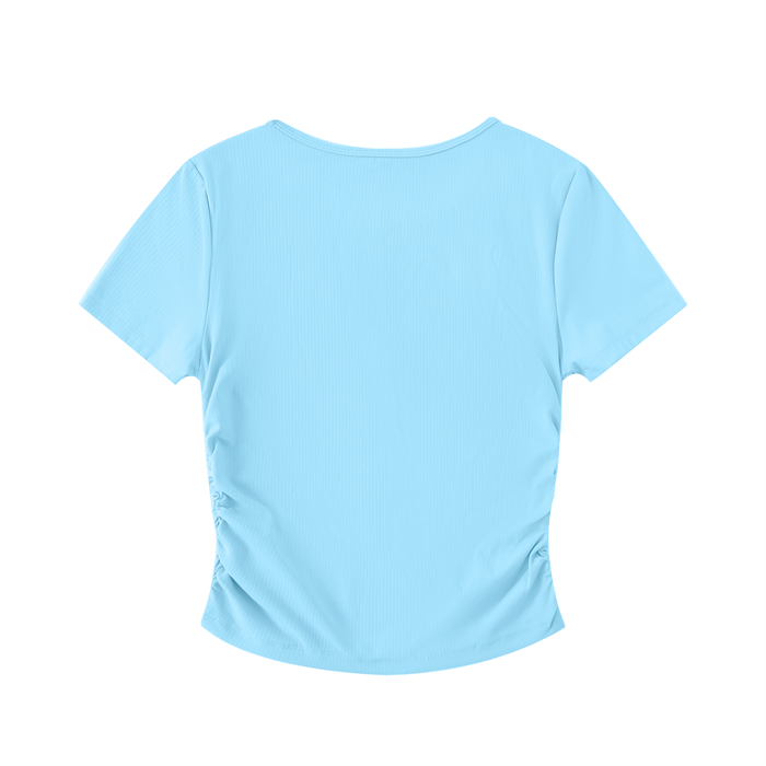 Active Bodycon Ruched Crop