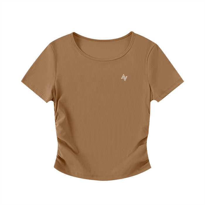 Active Bodycon Ruched Crop