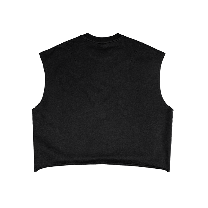 Unisex Cropped Sleeveless Sweatshirt | Midweight Fleece