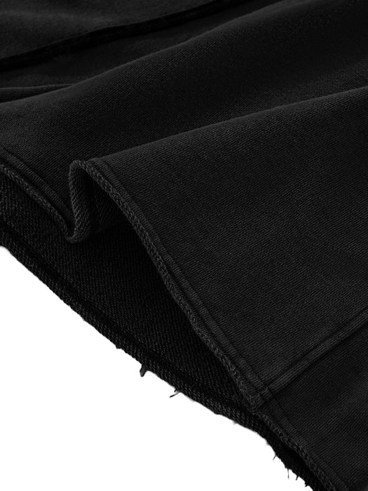 Women's Active Washed Raw Edge Shorts