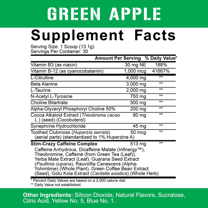 5% 5150 High-Stim Pre Workout