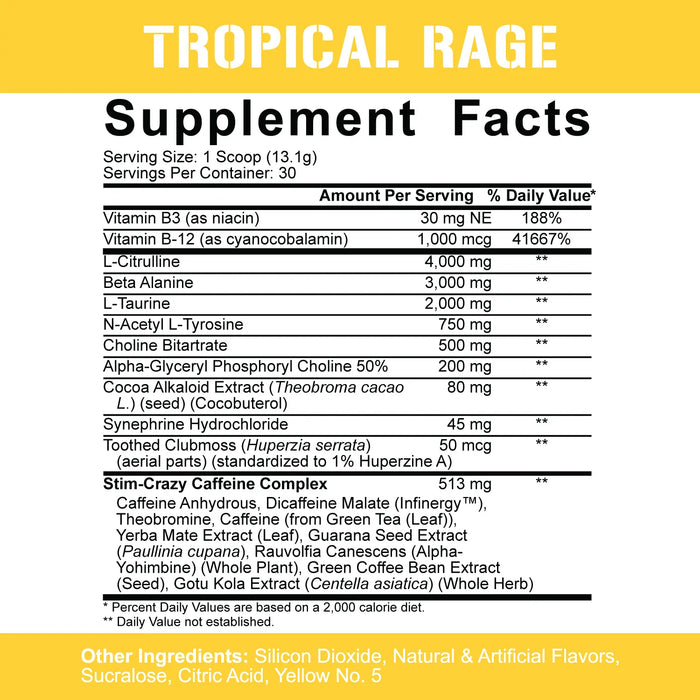 5% 5150 High-Stim Pre Workout
