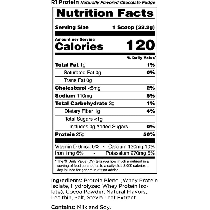 R1 Protein Isolate Natural Flavored