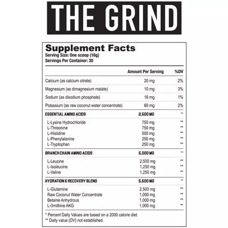 Axe & Sledge The Grind — EAA/BCAA + Hydration Formula